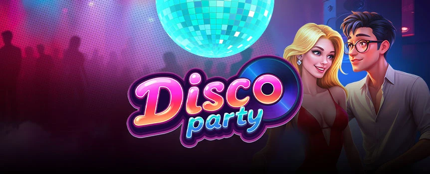 Hit the dance floor with Disco Party at Joe Fortune! Spin reels, switch characters, and chase Multipliers up to 25x in this groovy slot.